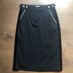 Paul Smith /tuxedo pencil skirt